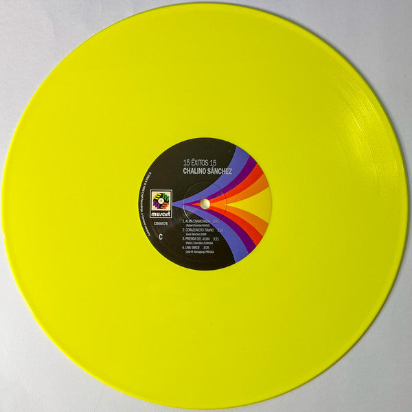 Chalino Sánchez – 15 Éxitos VMP - LP Amarillo/Rojo