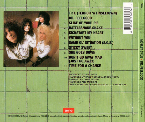 The Vintage Store - Mötley Crüe – Dr. Feelgood (CRÜCIAL CRÜE) - CD