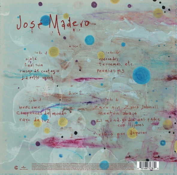 Jose Madero - Canciones Míseras - 2 LP