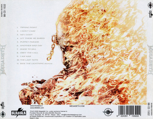 Megadeth – Megadeth (2026) - CD