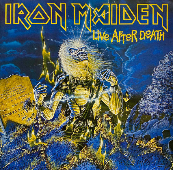 Iron Maiden – Live After Death - 2 LP (AZUL Y AMARILLO)