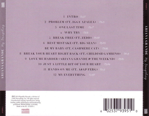 Ariana Grande – My Everything CD