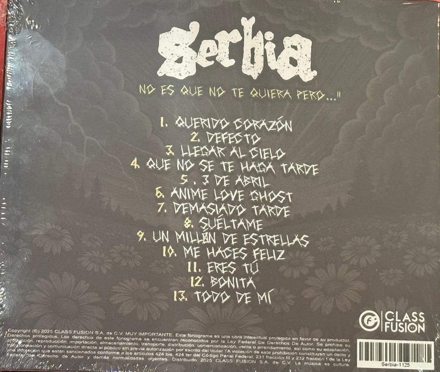 Serbia - No Es Que No Te Quiera Pero...CD