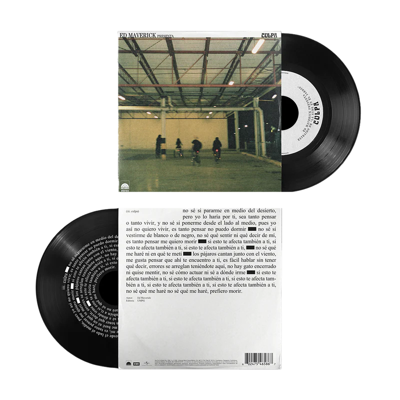 Ed Maverick - Culpa Sencillo 7 Pulgadas - LP