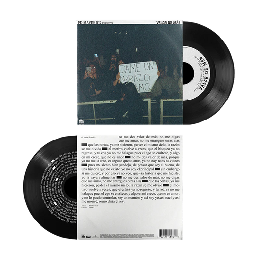 Ed Maverick - Valor De Mas Sencillo 7 Pulgadas - LP