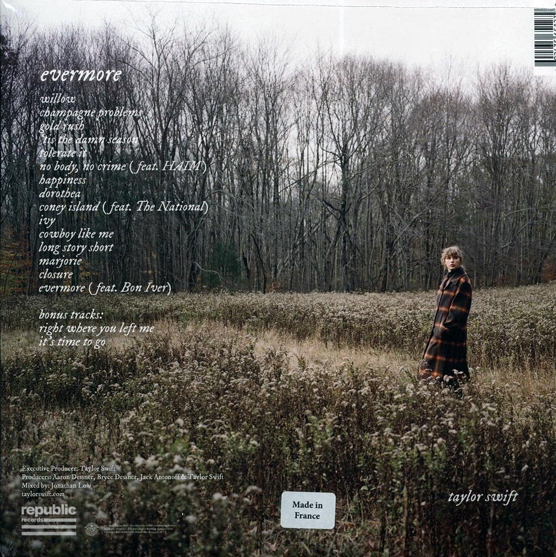 Taylor Swift - Evermore Green Vinyl