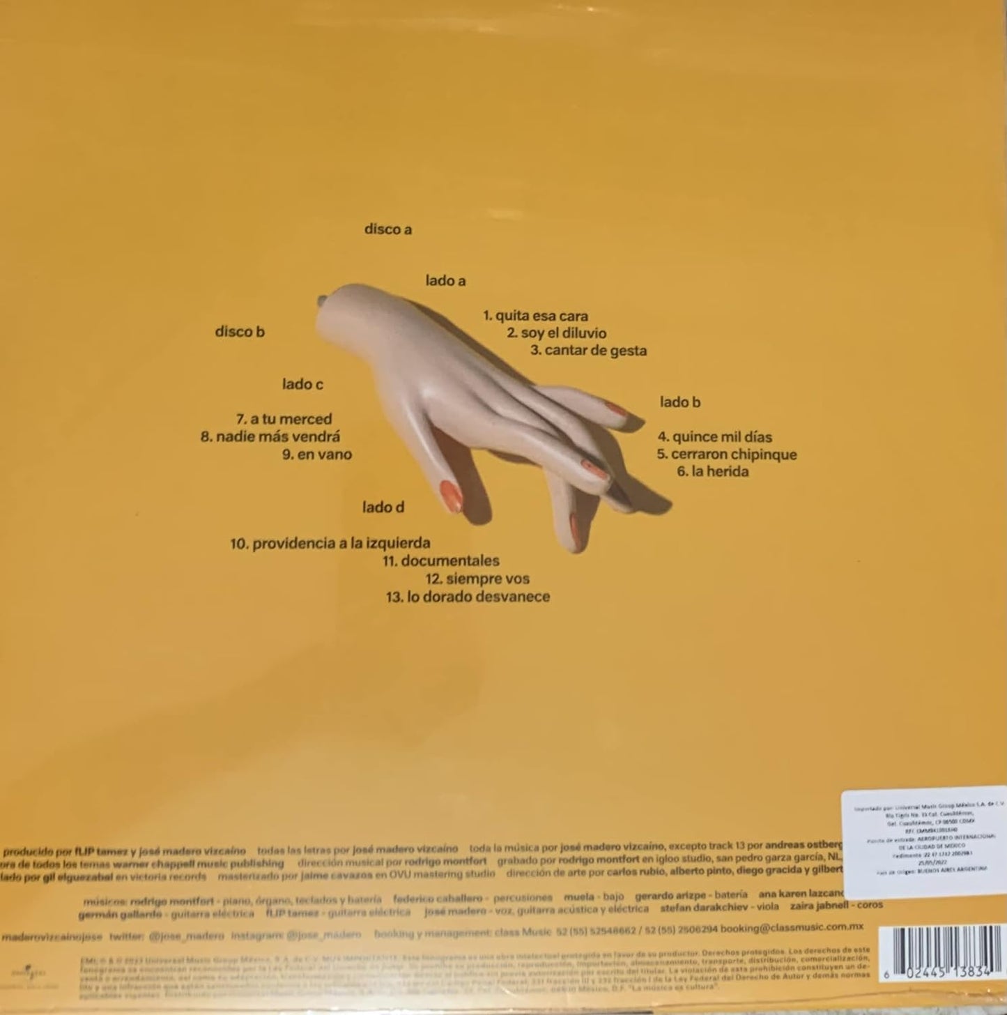 Jose Madero - Giallo - LP