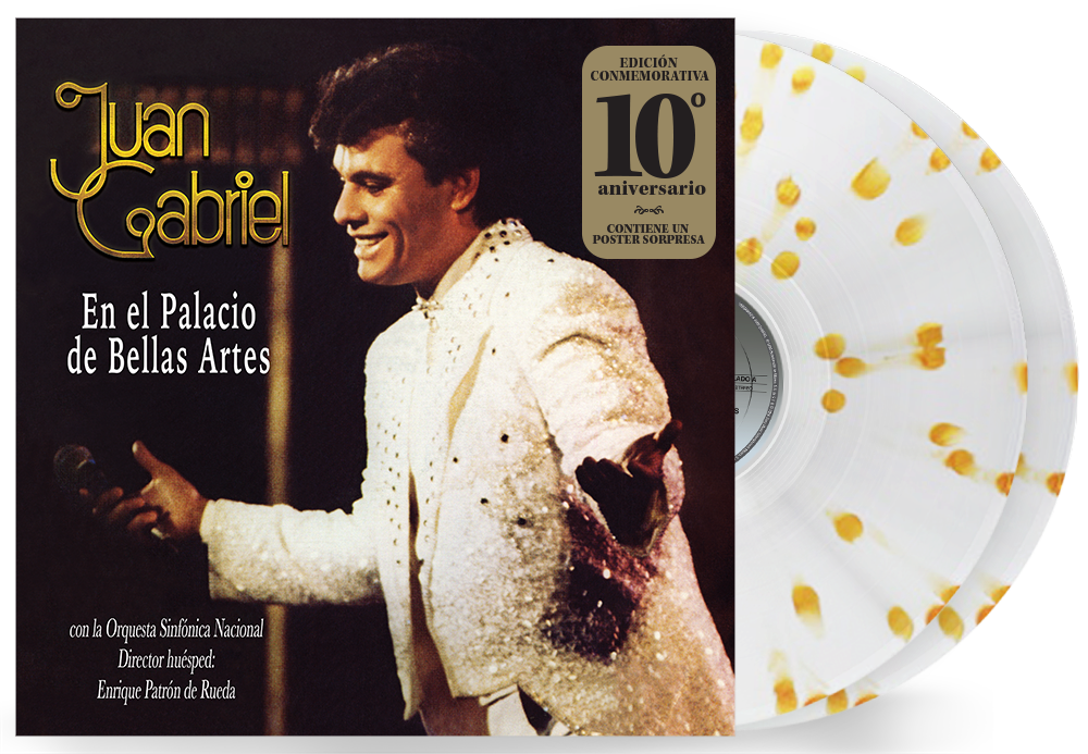 Juan Gabriel - En El Palacio De Bellas Artes - LP Aniversario Preventa Entrega 1 Septiembre 2026