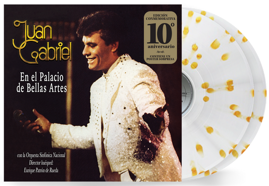 Juan Gabriel - En El Palacio De Bellas Artes 10 Aniversario - LP Transparente+Poster