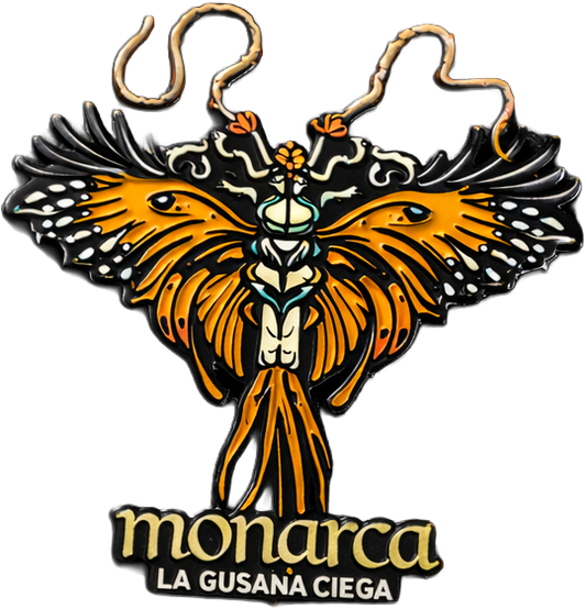 La Gusana Ciega - Monarca - Llavero de Metal