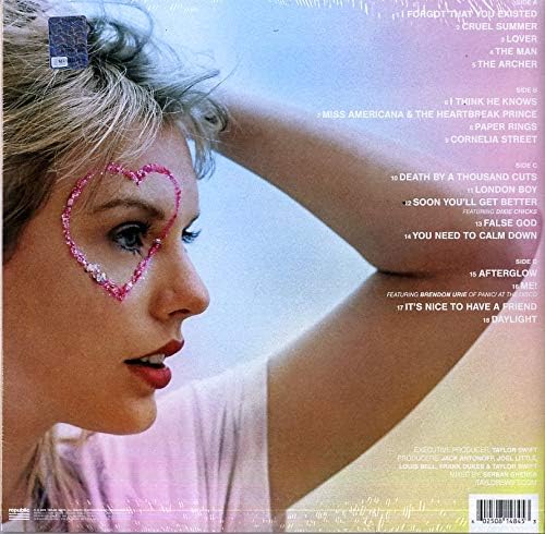 Taylor Swift - Lover - Lp Rosa y Azul
