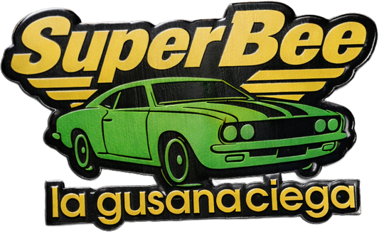 La Gusana Ciega Superbee Llavero De Plastico
