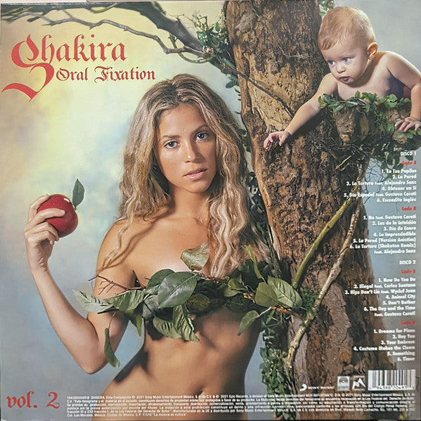 Shakira - Fijacion Oral Vol/Oeal Fixation - LP Verde y Rojo