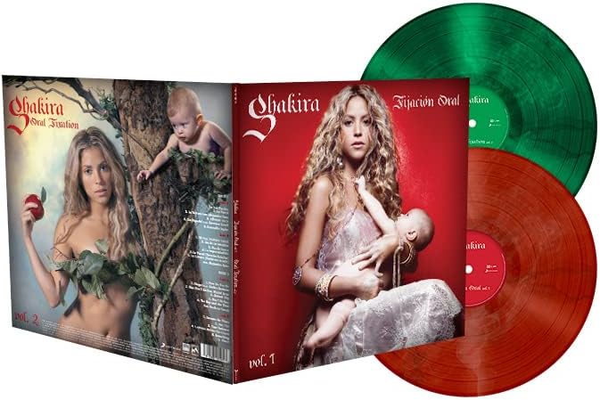 Shakira - Fijacion Oral Vol/Oeal Fixation - LP Verde y Rojo