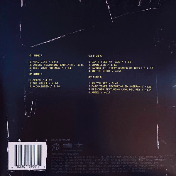 The Weeknd - Beauty Behind The Madness - Lp